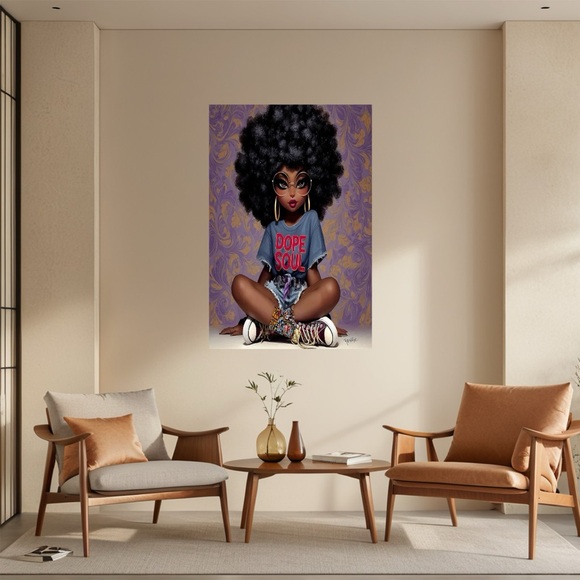Urban and Afrocentric Dope Soul Wall Art - Picture 2 of 10